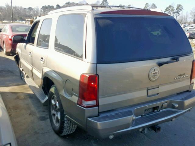 1GYEK63N12R152677 - 2002 CADILLAC ESCALADE L GOLD photo 3