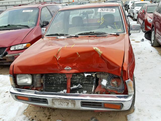 1N6SD11SXVC416997 - 1997 NISSAN TRUCK BASE RED photo 7