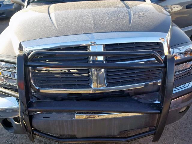 1D7HE48K25S273296 - 2005 DODGE DAKOTA QUA GRAY photo 7