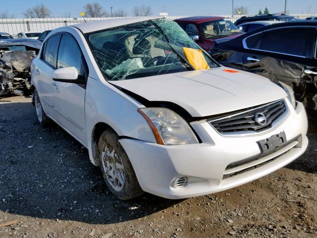 3N1AB6AP7AL662985 - 2010 NISSAN SENTRA 2.0 WHITE photo 1