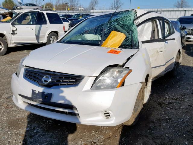 3N1AB6AP7AL662985 - 2010 NISSAN SENTRA 2.0 WHITE photo 2