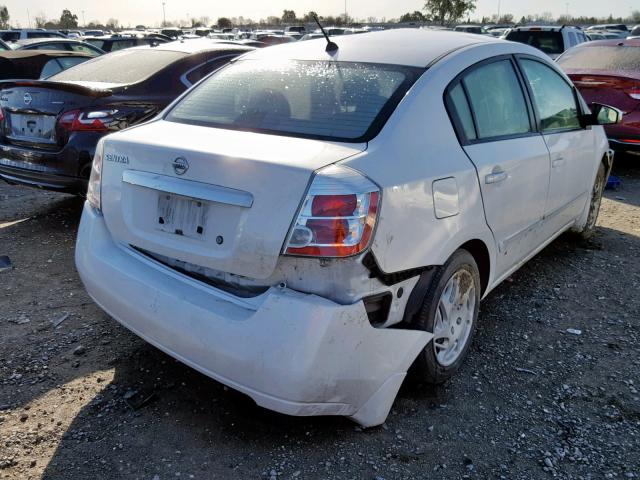 3N1AB6AP7AL662985 - 2010 NISSAN SENTRA 2.0 WHITE photo 4