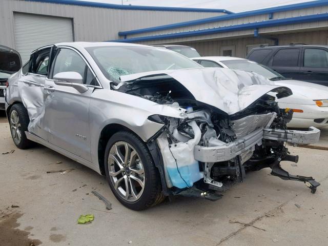 3FA6P0RU4KR118203 - 2019 FORD FUSION TIT SILVER photo 1