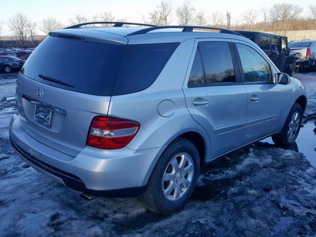 4JGBB86E16A092285 - 2006 MERCEDES-BENZ ML 350 SILVER photo 4