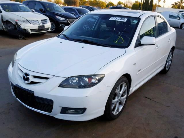 JM1BK324X71650849 - 2007 MAZDA 3 S WHITE photo 2