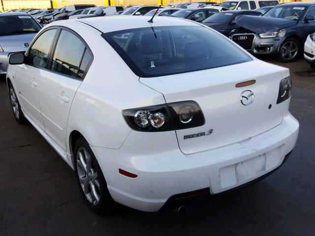 JM1BK324X71650849 - 2007 MAZDA 3 S WHITE photo 3