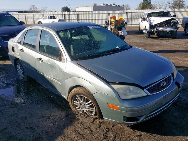 1FAFP34N85W278541 - 2005 FORD FOCUS ZX4 TEAL photo 1