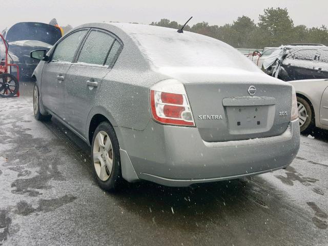 3N1AB61EX7L709207 - 2007 NISSAN SENTRA 2.0 GRAY photo 3