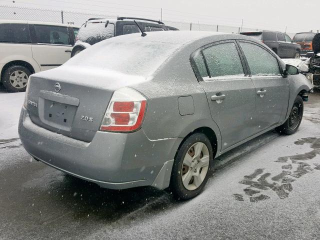 3N1AB61EX7L709207 - 2007 NISSAN SENTRA 2.0 GRAY photo 4