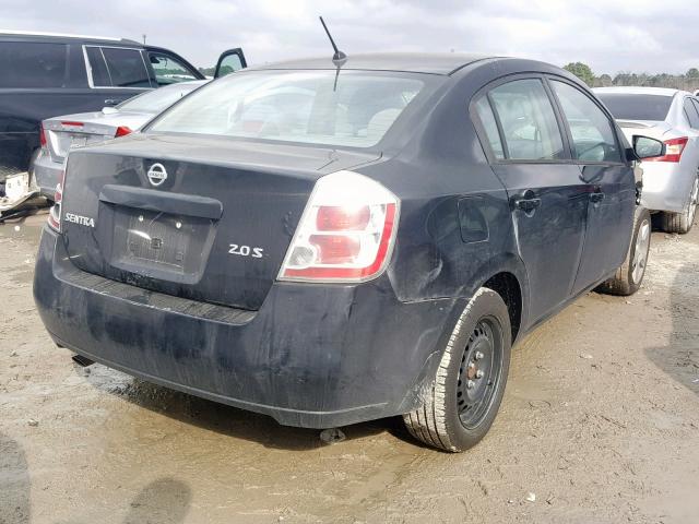 3N1AB61E07L613487 - 2007 NISSAN SENTRA 2.0 BLACK photo 4