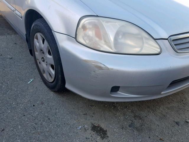 2HGEJ6619YH528425 - 2000 HONDA CIVIC BASE Gümüş foto 9