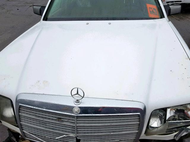 WDBCB35E4LA559691 - 1990 MERCEDES-BENZ 350 SDL WHITE photo 7