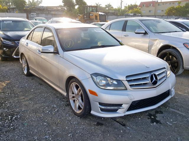 WDDGF4HB7CR213267 - 2012 MERCEDES-BENZ C 250 SILVER photo 1