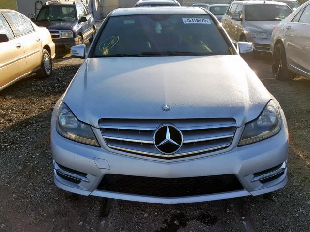 WDDGF4HB7CR213267 - 2012 MERCEDES-BENZ C 250 SILVER photo 9