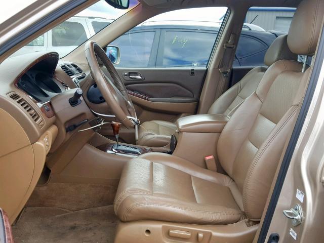 2HNYD18882H534198 - 2002 ACURA MDX TOURIN GOLD photo 5