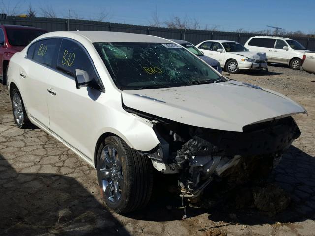 1G4GE5ED0BF326112 - 2011 BUICK LACROSSE C WHITE photo 1