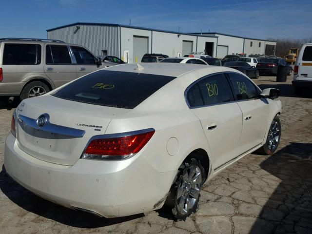 1G4GE5ED0BF326112 - 2011 BUICK LACROSSE C WHITE photo 4