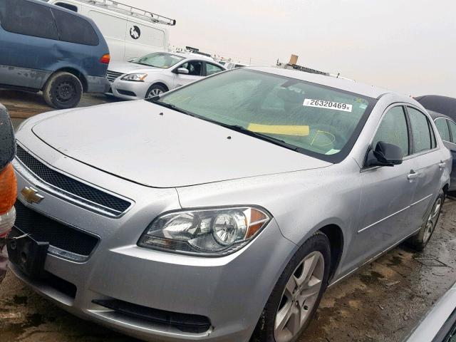 1G1ZA5E19BF110976 - 2011 CHEVROLET MALIBU LS SILVER photo 2