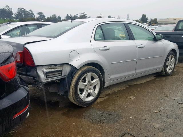 1G1ZA5E19BF110976 - 2011 CHEVROLET MALIBU LS SILVER photo 4