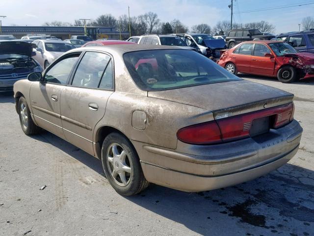 2G4WB55K811246632 - 2001 BUICK REGAL LS GOLD photo 3