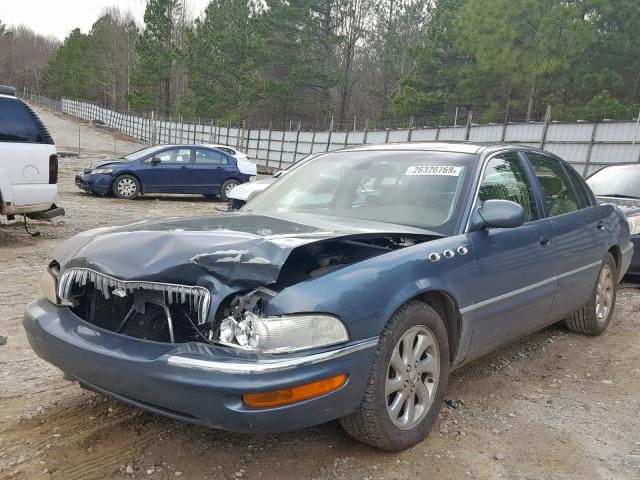 1G4CU541644142199 - 2004 BUICK PARK AVENU BLUE photo 2