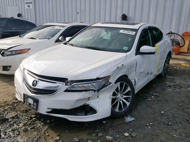 19UUB1F35FA027170 - 2015 ACURA TLX WHITE photo 2