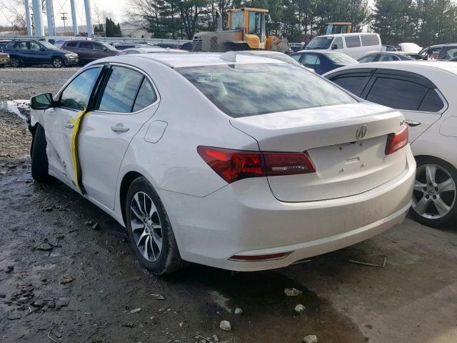 19UUB1F35FA027170 - 2015 ACURA TLX WHITE photo 3