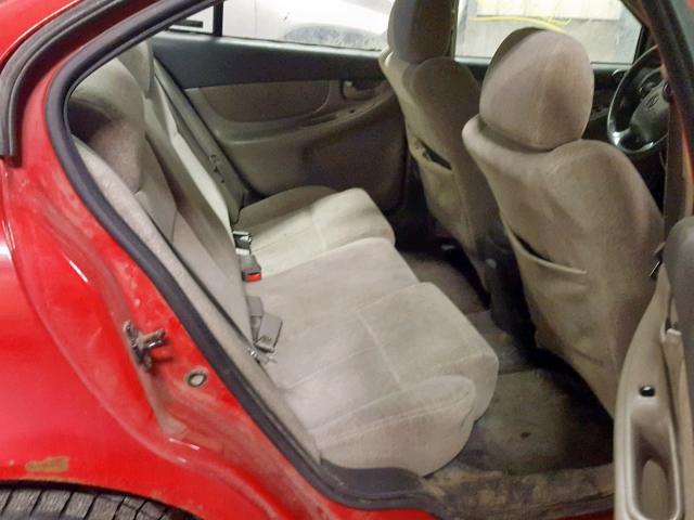 1G3NL52E9YC409630 - 2000 OLDSMOBILE ALERO GL RED photo 6