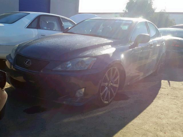 JTHBE262965006629 - 2006 LEXUS IS 350 BLUE photo 2