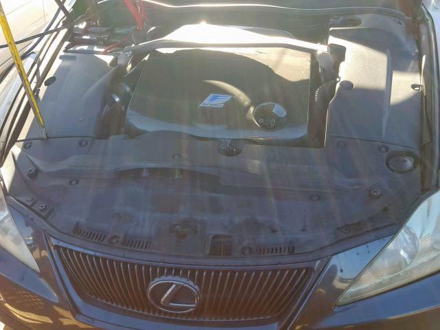 JTHBE262965006629 - 2006 LEXUS IS 350 BLUE photo 7