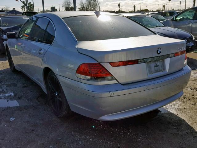 WBAGL63472DP55792 - 2002 BMW 745 I SILVER photo 3