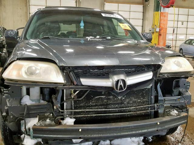 2HNYD18776H529233 - 2006 ACURA MDX TOURIN BLUE photo 9