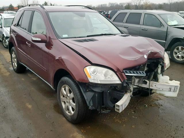 4JGBB86E67A222420 - 2007 MERCEDES-BENZ ML 350 RED photo 1