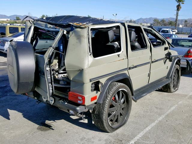 WDCYR49E68X173372 - 2008 MERCEDES-BENZ G 500 GREEN photo 4