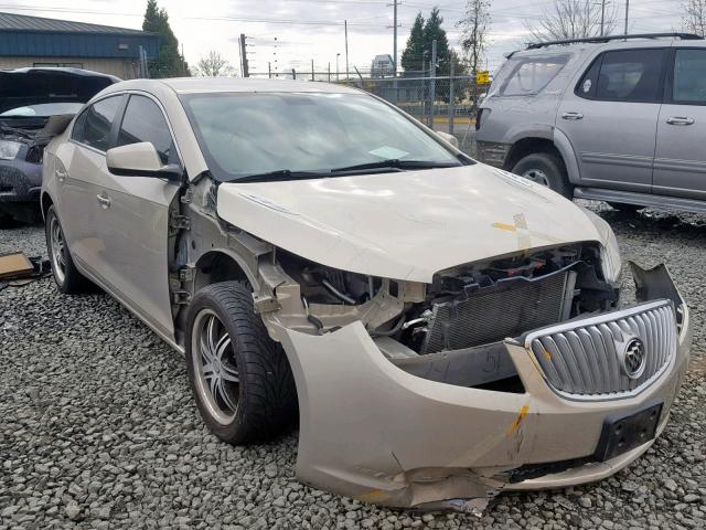 1G4GB5EG5AF130331 - 2010 BUICK LACROSSE C GOLD photo 1