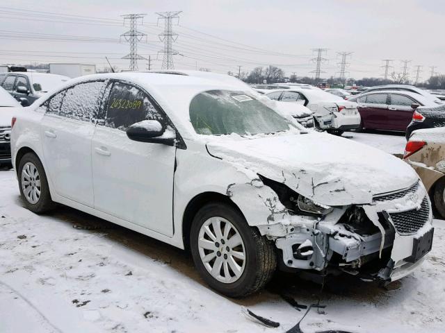 1G1PC5SH6B7144449 - 2011 CHEVROLET CRUZE LS WHITE photo 1