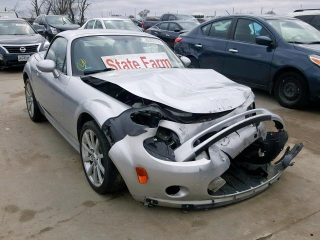 JM1NC26F980144517 - 2008 MAZDA MX-5 MIATA SILVER photo 1