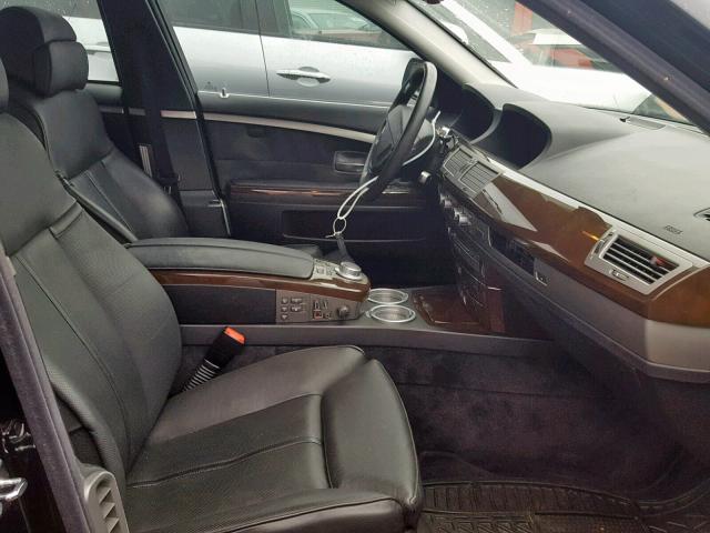 WBAHL835X8DT12764 - 2008 BMW ALPINA B7 BLACK photo 5