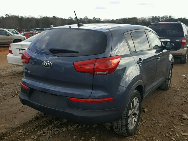 KNDPB3ACXG7823300 - 2016 KIA SPORTAGE L SILVER photo 4