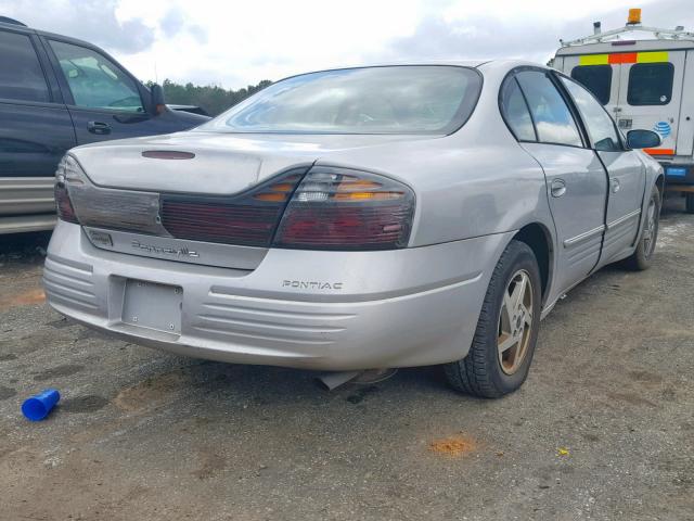 1G2HX52K034112101 - 2003 PONTIAC BONNEVILLE GRAY photo 4