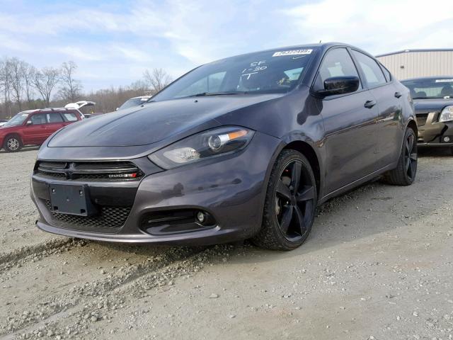 1C3CDFBB6FD204794 - 2015 DODGE DART SXT GRAY photo 2