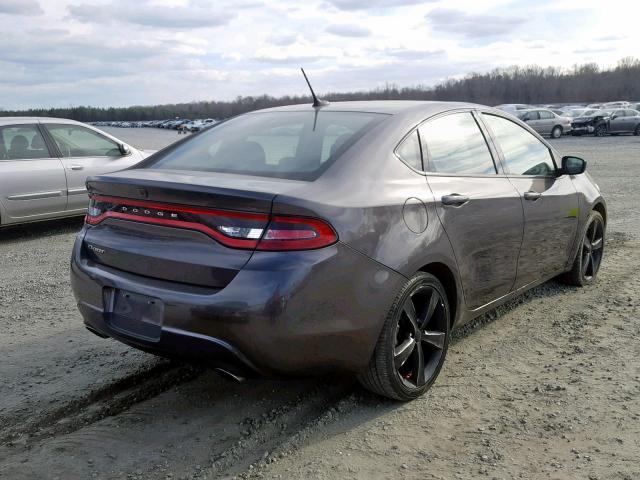 1C3CDFBB6FD204794 - 2015 DODGE DART SXT GRAY photo 4