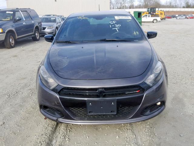 1C3CDFBB6FD204794 - 2015 DODGE DART SXT GRAY photo 9