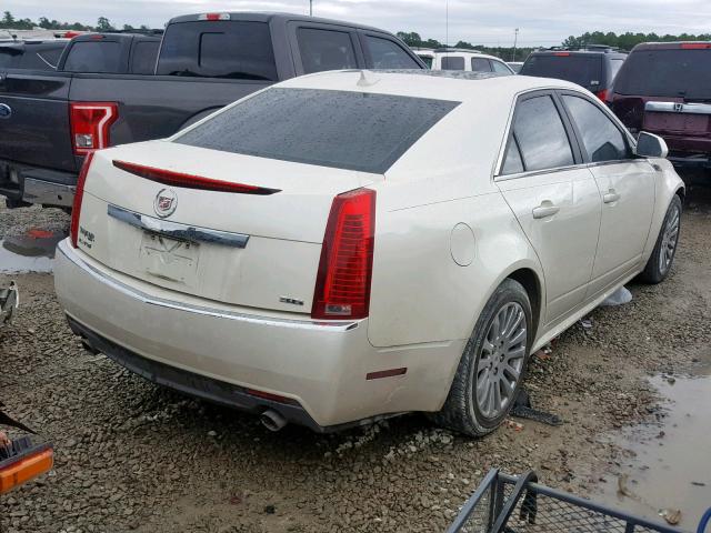 1G6DK5EV0A0135724 - 2010 CADILLAC CTS PERFOR WHITE photo 4