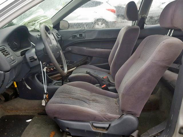 2HGEJ6441XH100201 - 1999 HONDA CIVIC DX SILVER photo 5