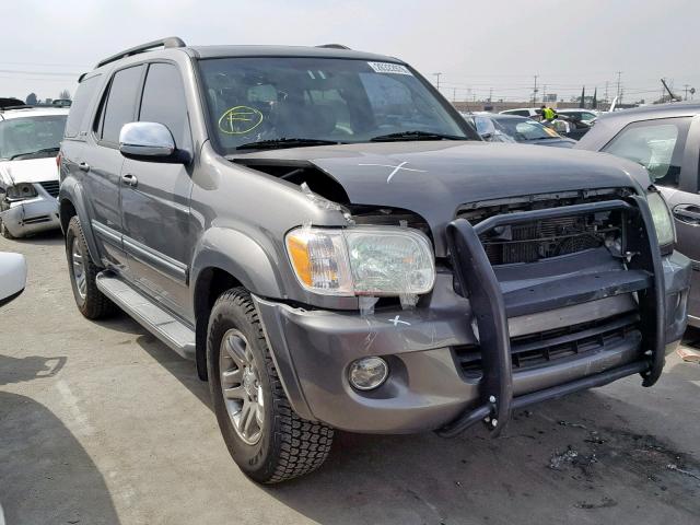 5TDBT48AX7S291358 - 2007 TOYOTA SEQUOIA LI GRAY photo 1