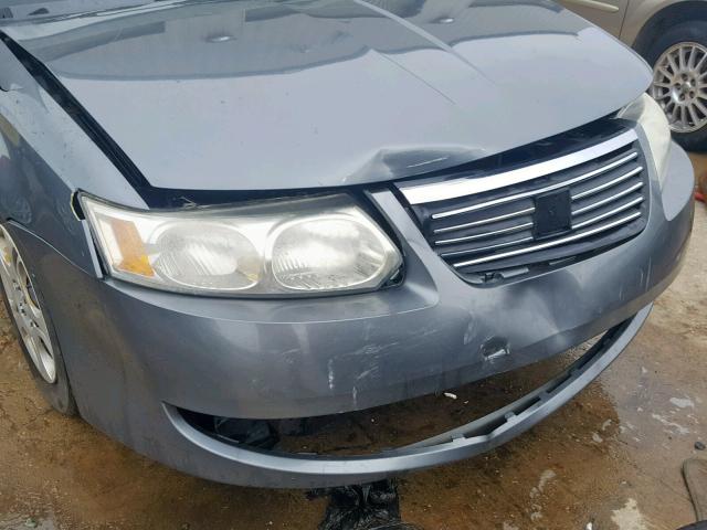 1G8AJ52F45Z106593 - 2005 SATURN ION LEVEL GRAY photo 9