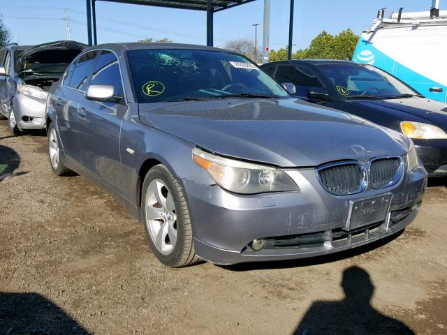 WBANE53596CK82221 - 2006 BMW 525 I GRAY photo 1