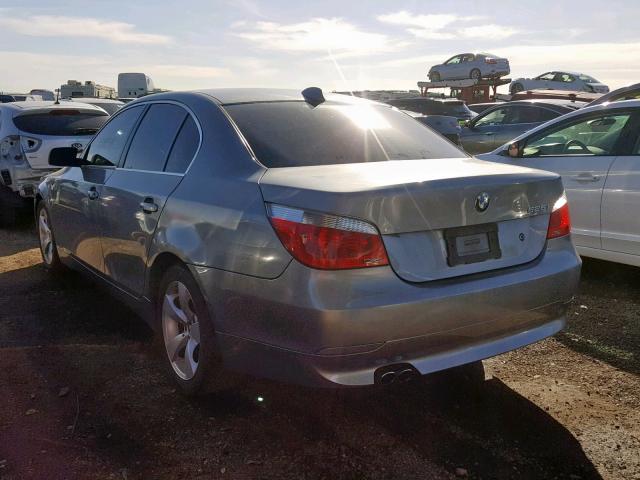 WBANE53596CK82221 - 2006 BMW 525 I GRAY photo 3