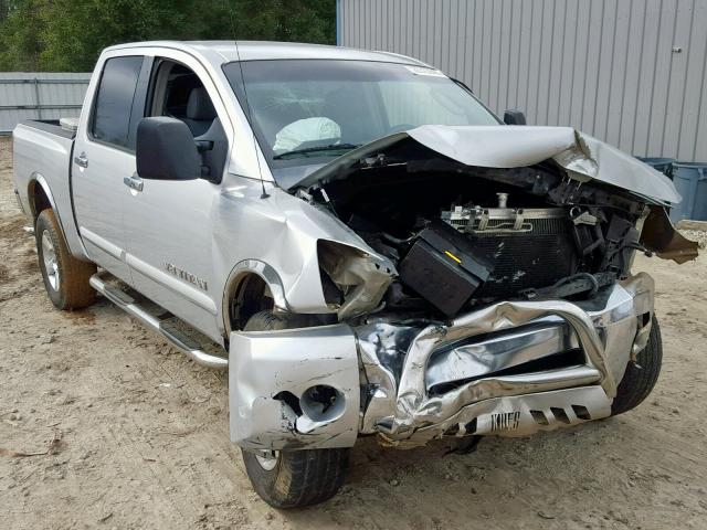 1N6BA07A66N551661 - 2006 NISSAN TITAN XE/S SILVER photo 1